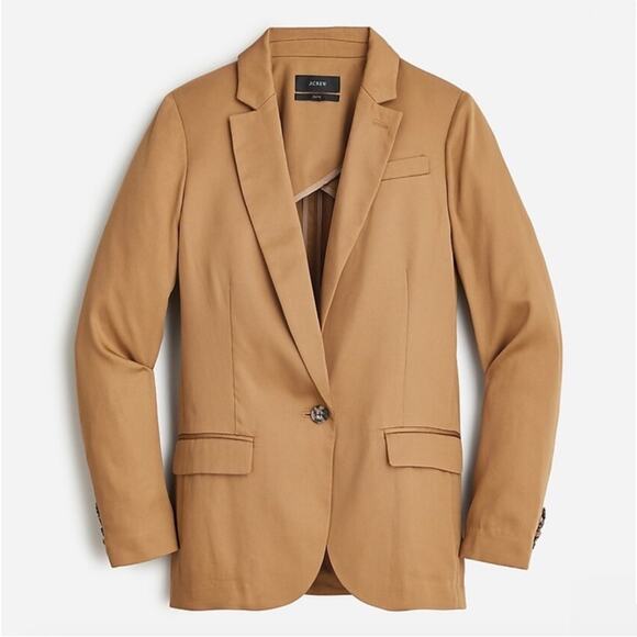 J.Crew Alfie Single Breasted Tan Blazer in Chino - Picture 5 of 13